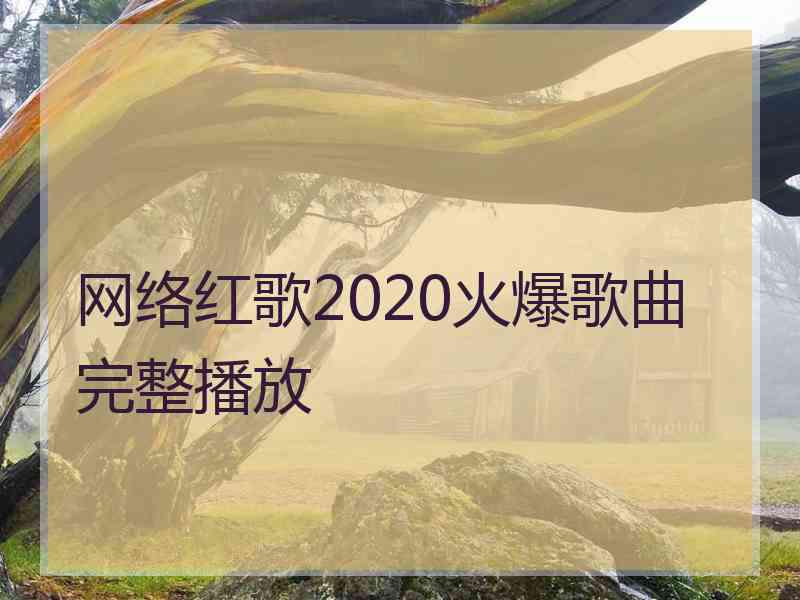 网络红歌2020火爆歌曲完整播放