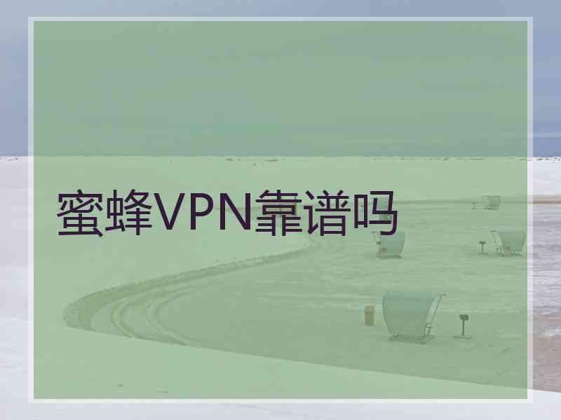 蜜蜂VPN靠谱吗