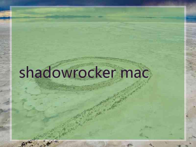 shadowrocker mac