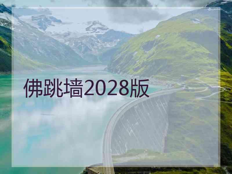 佛跳墙2028版