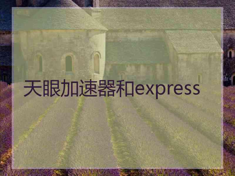 天眼加速器和express