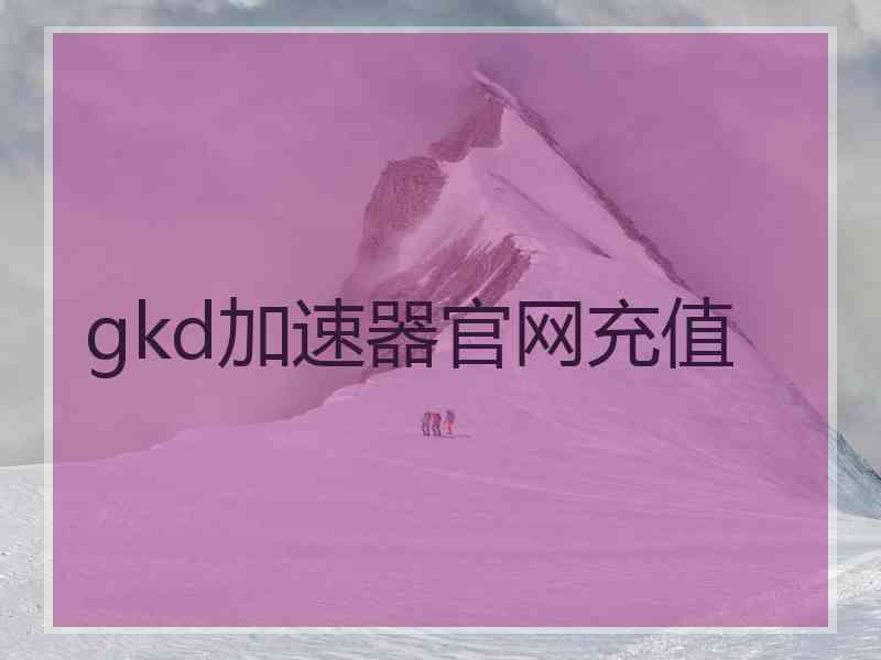 gkd加速器官网充值