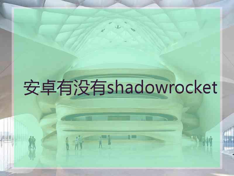 安卓有没有shadowrocket