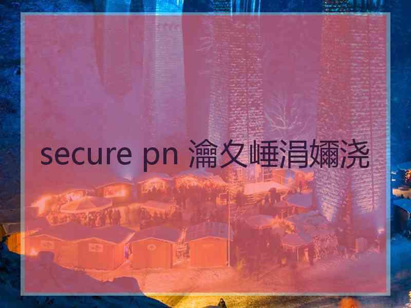 secure pn 瀹夊崜涓嬭浇