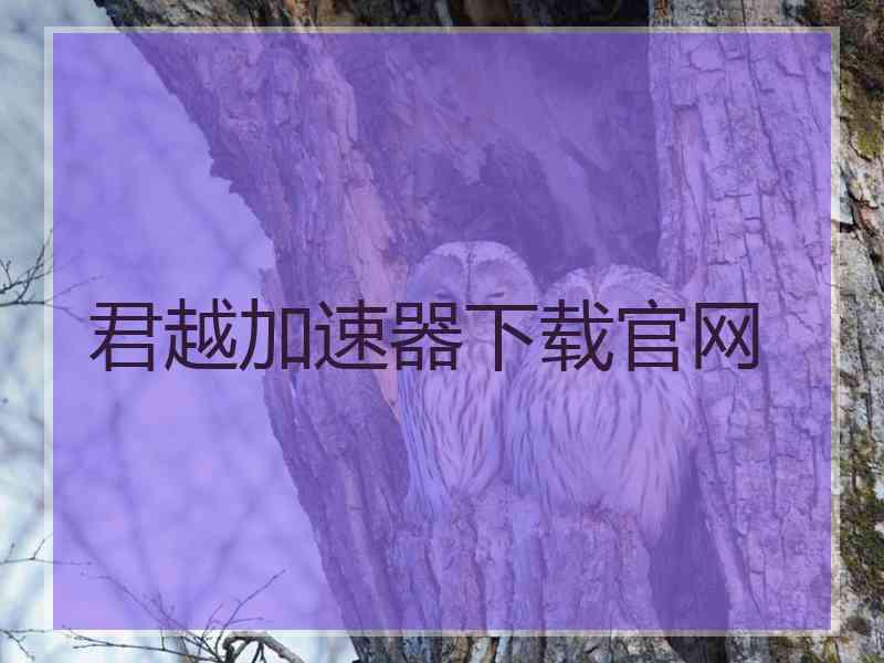 君越加速器下载官网