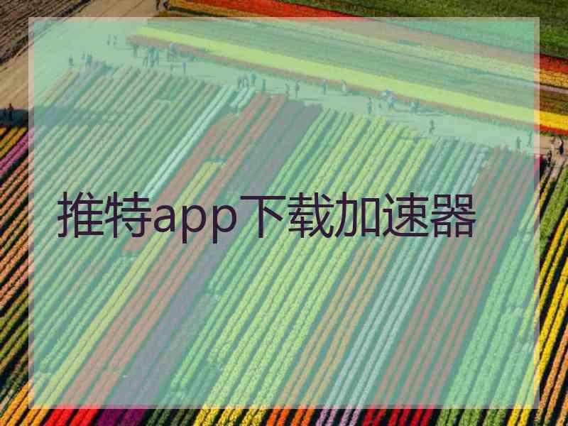 推特app下载加速器