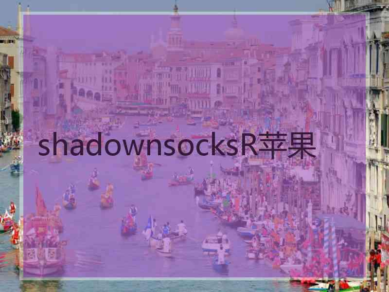 shadownsocksR苹果