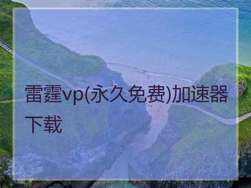 雷霆vp(永久免费)加速器下载