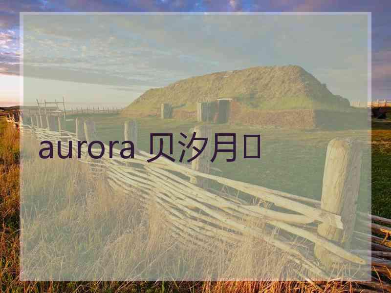 aurora 贝汐月✨