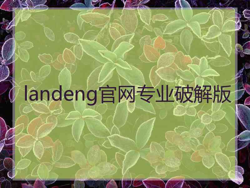 landeng官网专业破解版