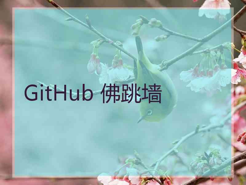 GitHub 佛跳墙