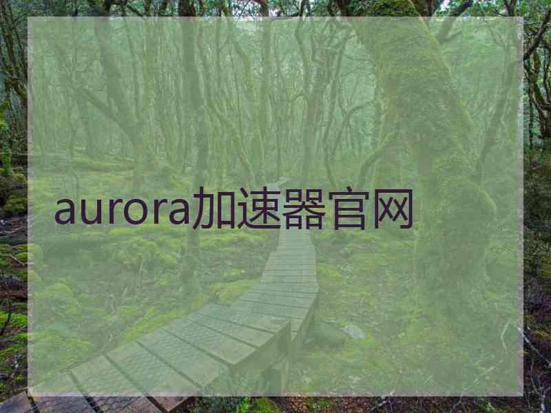 aurora加速器官网