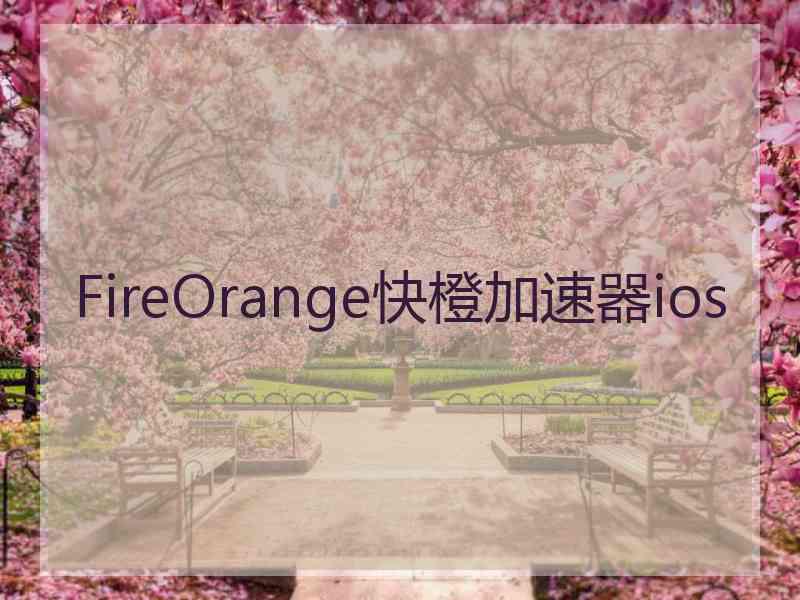 FireOrange快橙加速器ios