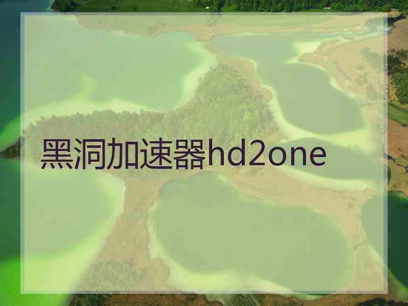 黑洞加速器hd2one