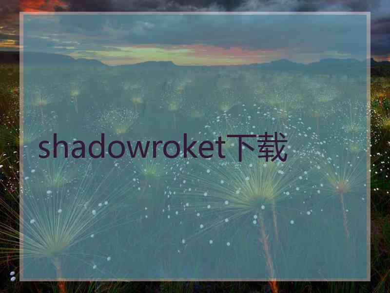 shadowroket下载