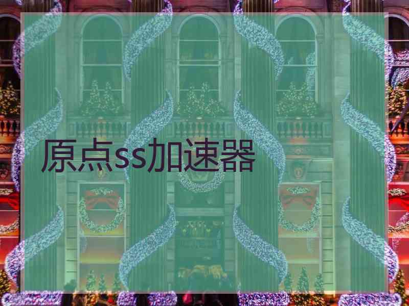 原点ss加速器