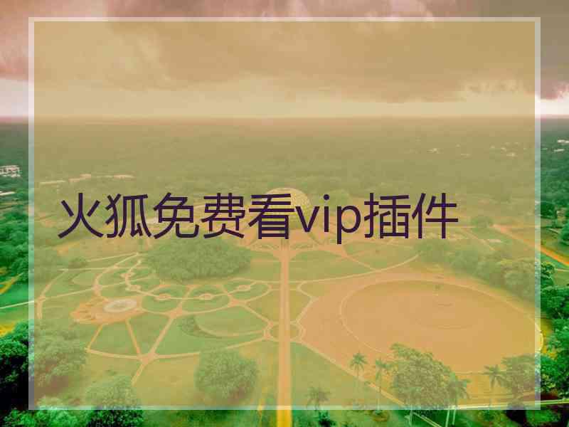 火狐免费看vip插件