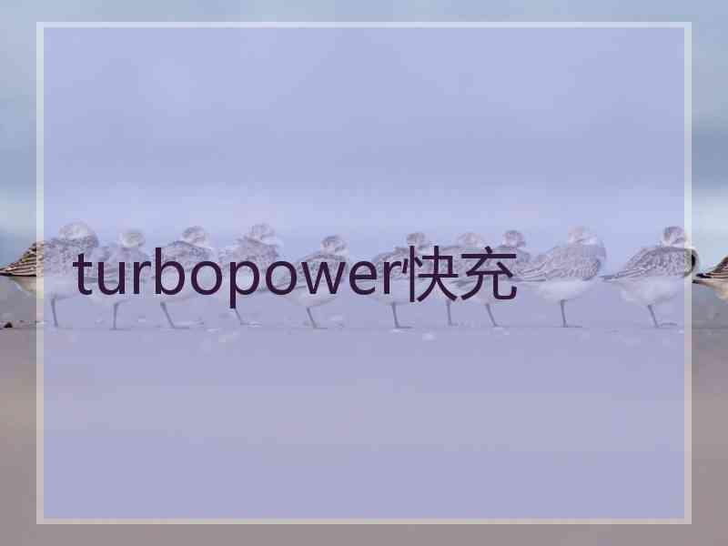 turbopower快充