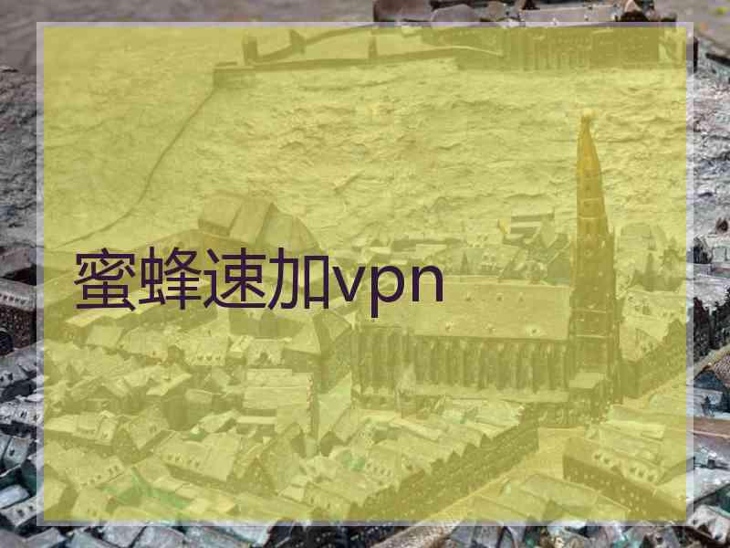 蜜蜂速加vpn