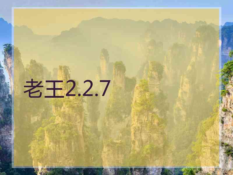 老王2.2.7