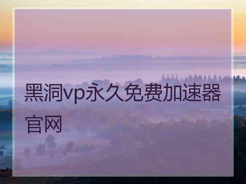 黑洞vp永久免费加速器官网