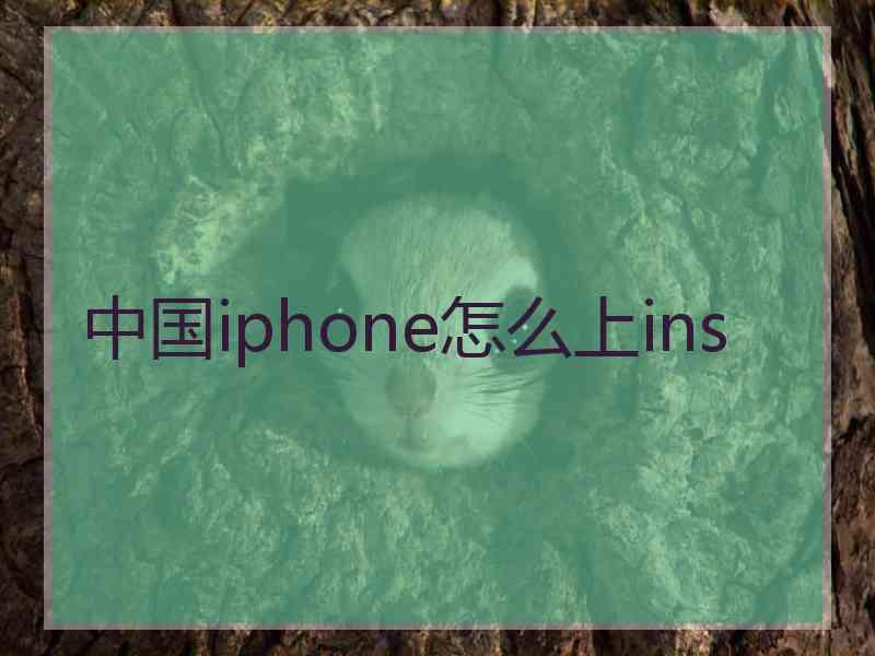 中国iphone怎么上ins