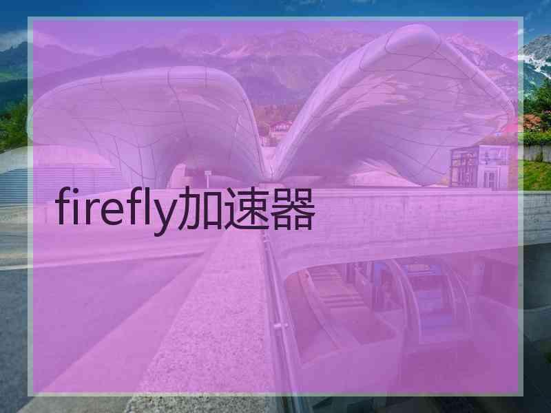 firefly加速器