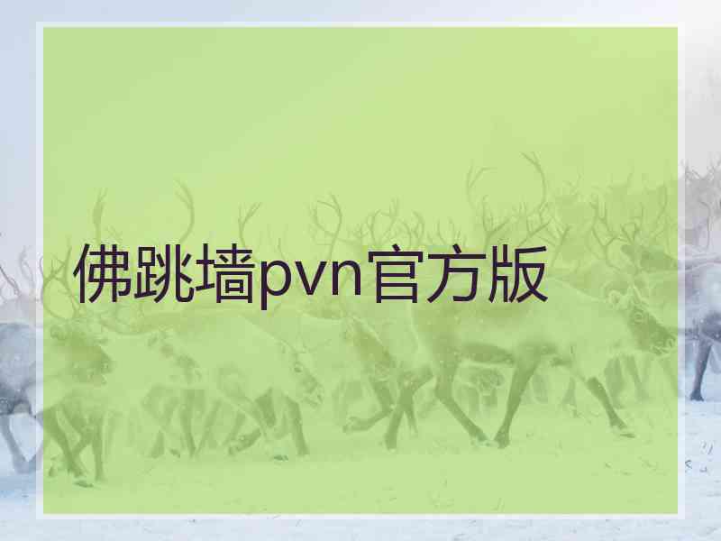 佛跳墙pvn官方版