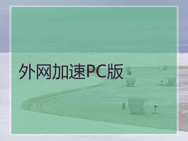 外网加速PC版