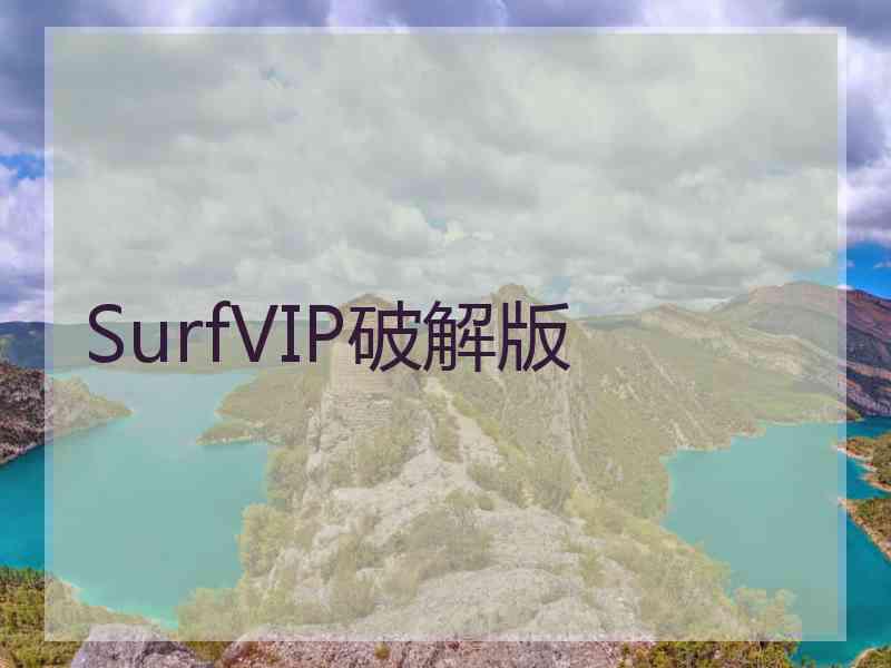 SurfVIP破解版