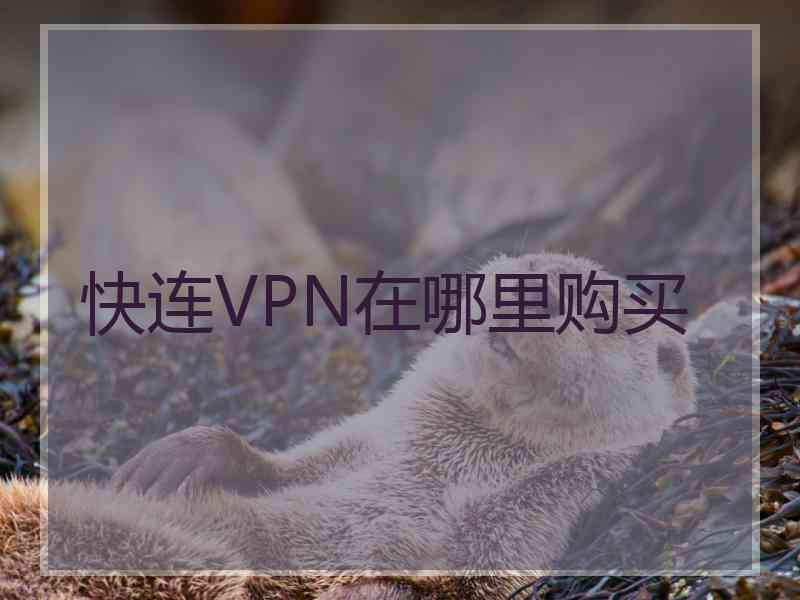 快连VPN在哪里购买