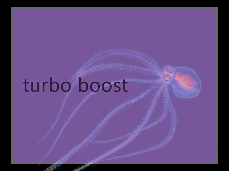 turbo boost