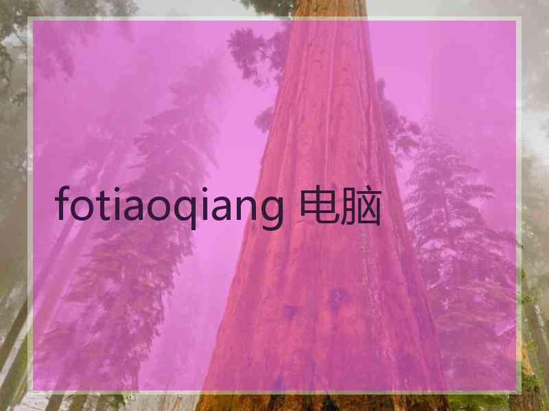 fotiaoqiang 电脑