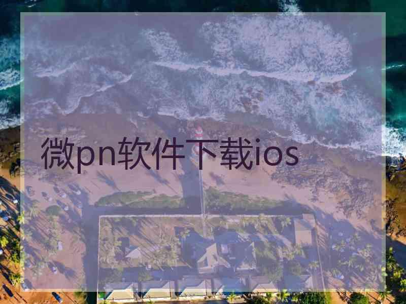 微pn软件下载ios