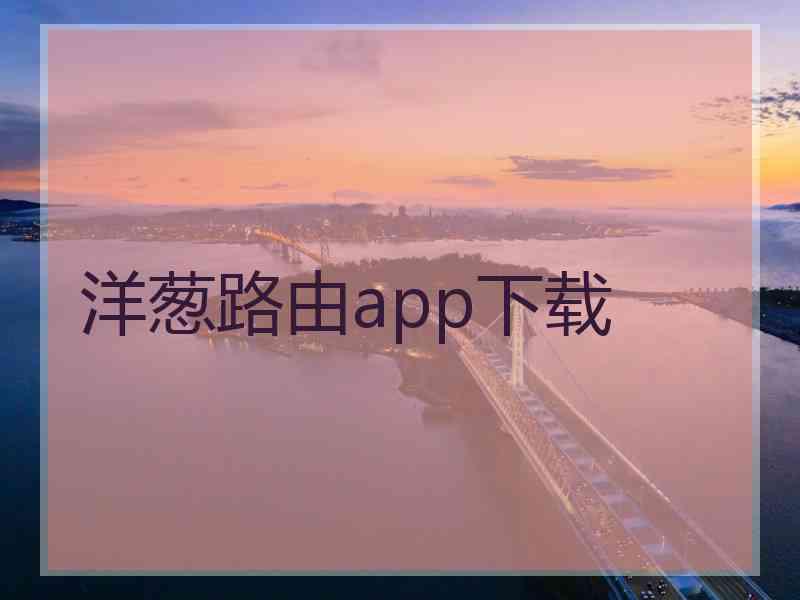 洋葱路由app下载