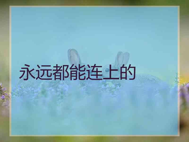 永远都能连上的