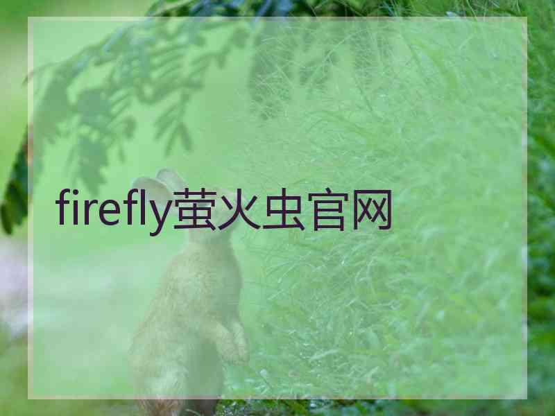 firefly萤火虫官网