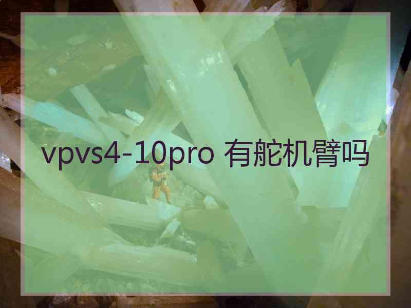 vpvs4-10pro 有舵机臂吗