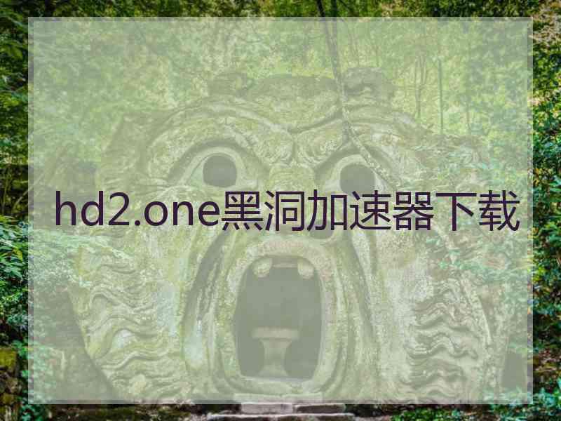 hd2.one黑洞加速器下载