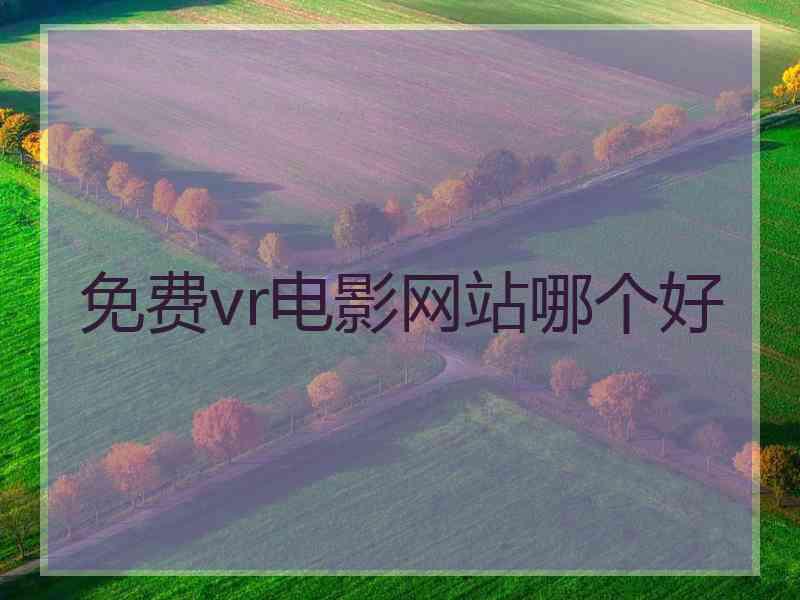 免费vr电影网站哪个好