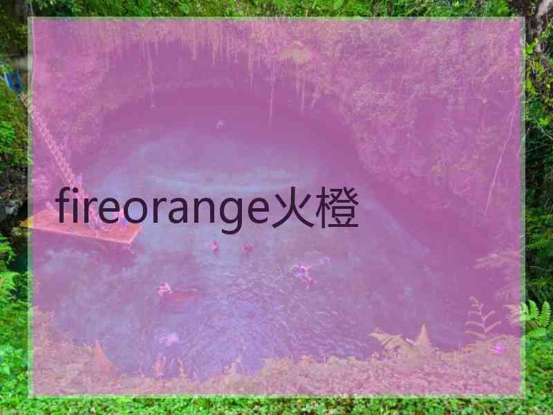 fireorange火橙