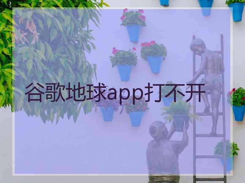 谷歌地球app打不开