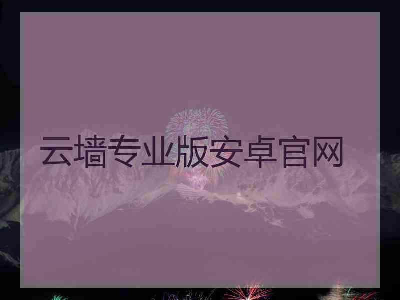 云墙专业版安卓官网