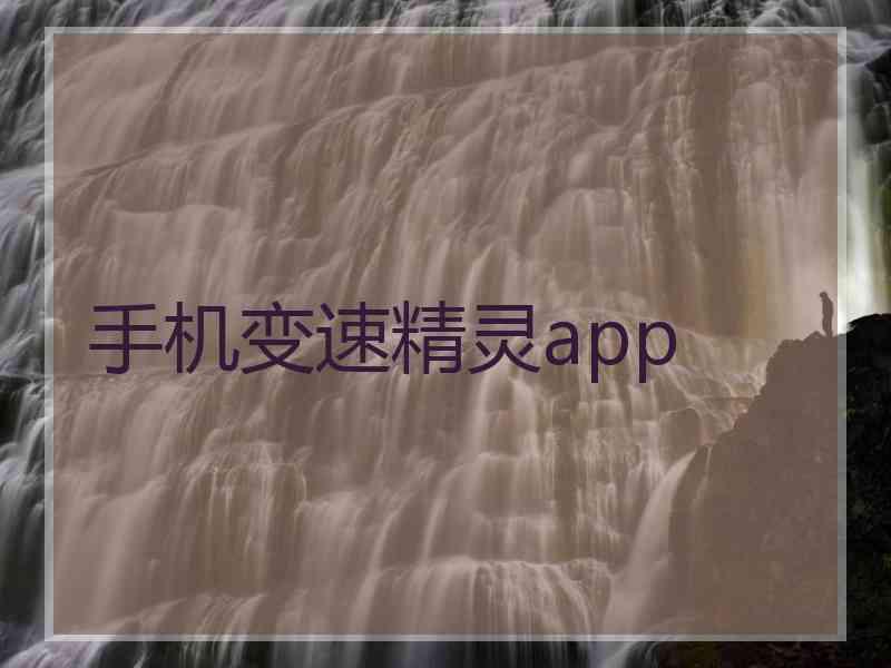 手机变速精灵app