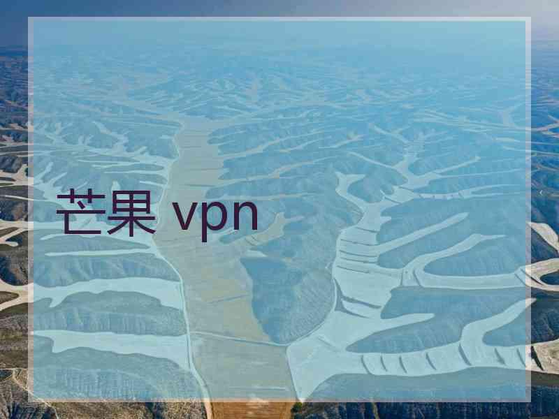 芒果 vpn