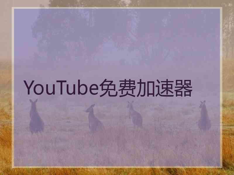 YouTube免费加速器