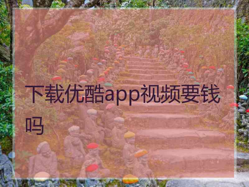 下载优酷app视频要钱吗