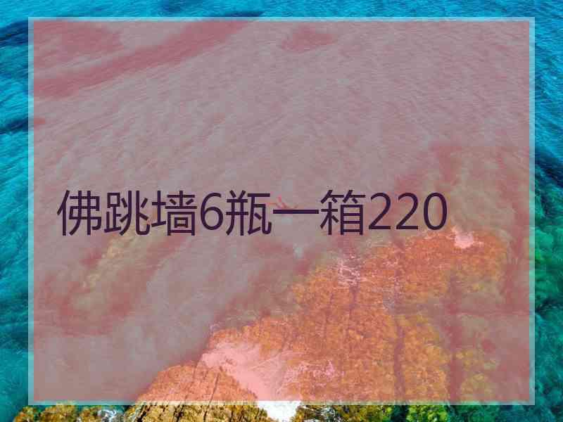 佛跳墙6瓶一箱220