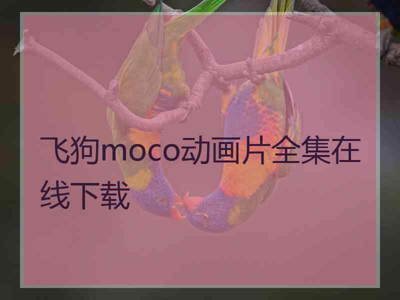 飞狗moco动画片全集在线下载