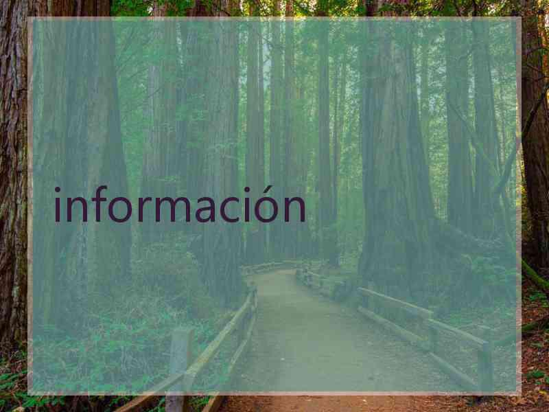 información